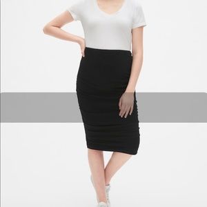 GAP maternity midi skirt